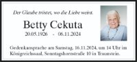eine Anzeige