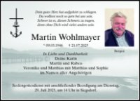 eine Anzeige